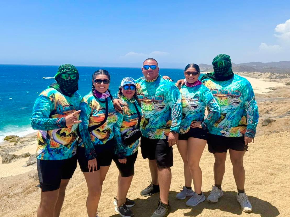 RPP Love from Los Cabos San Lucas, Mexico!🇲🇽🌊
Canó family wearing our newest design that just dropped a couple weeks ago! Make sure to purchase yours! 🤙🏽
#RanchoPistoPesca #LosCabos RPP Love from Los Cabos San Lucas, Mexico!🇲🇽🌊
Canó family wearing our newest design that just dropped a couple weeks ago! Make sure to purchase yours! 🤙🏽
#RanchoPistoPesca #LosCabos