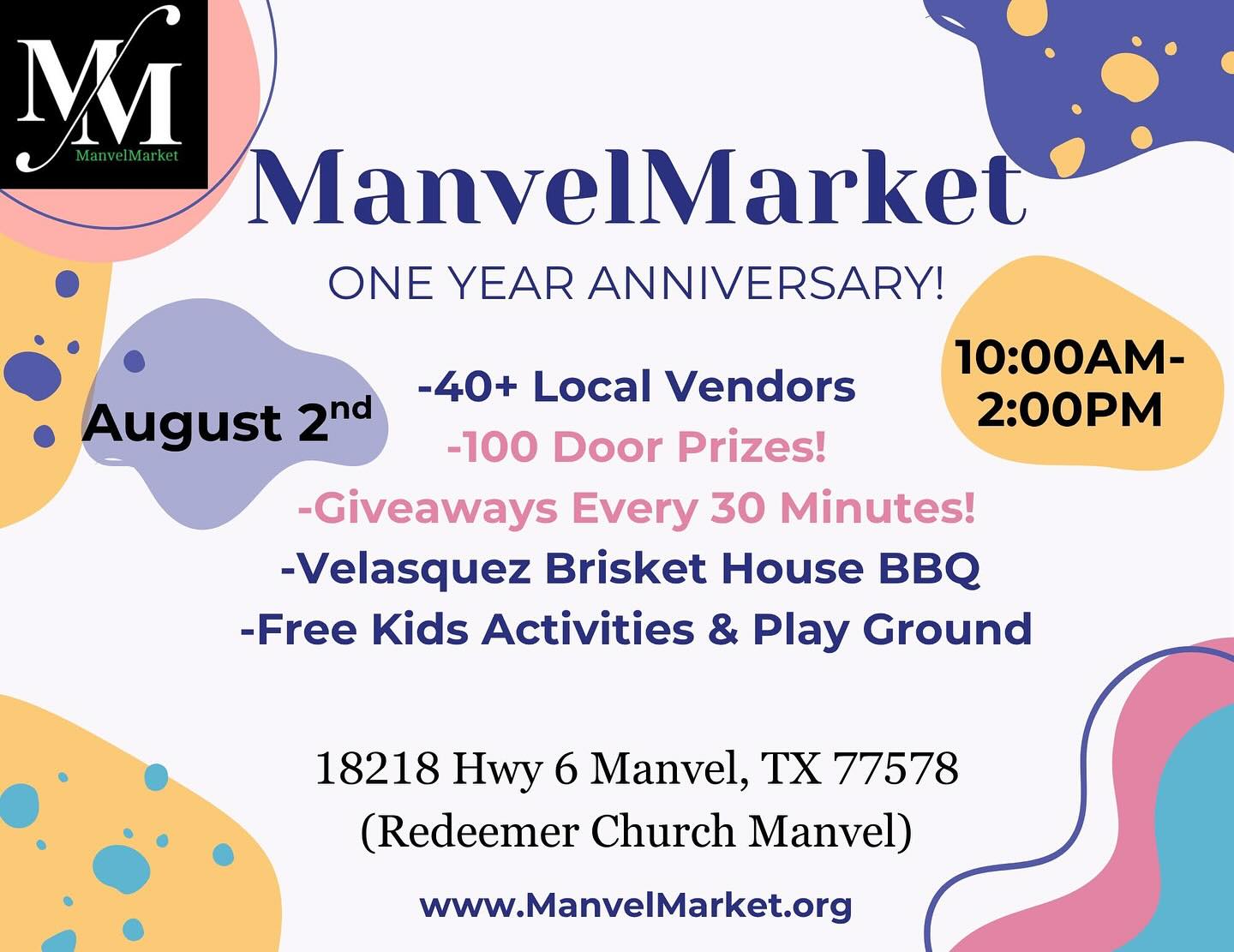 This Saturday! August 2nd
Come out and support the local vendors and small businesses!
#Boba #Food #Drinks #FamilyFun #Shopping
