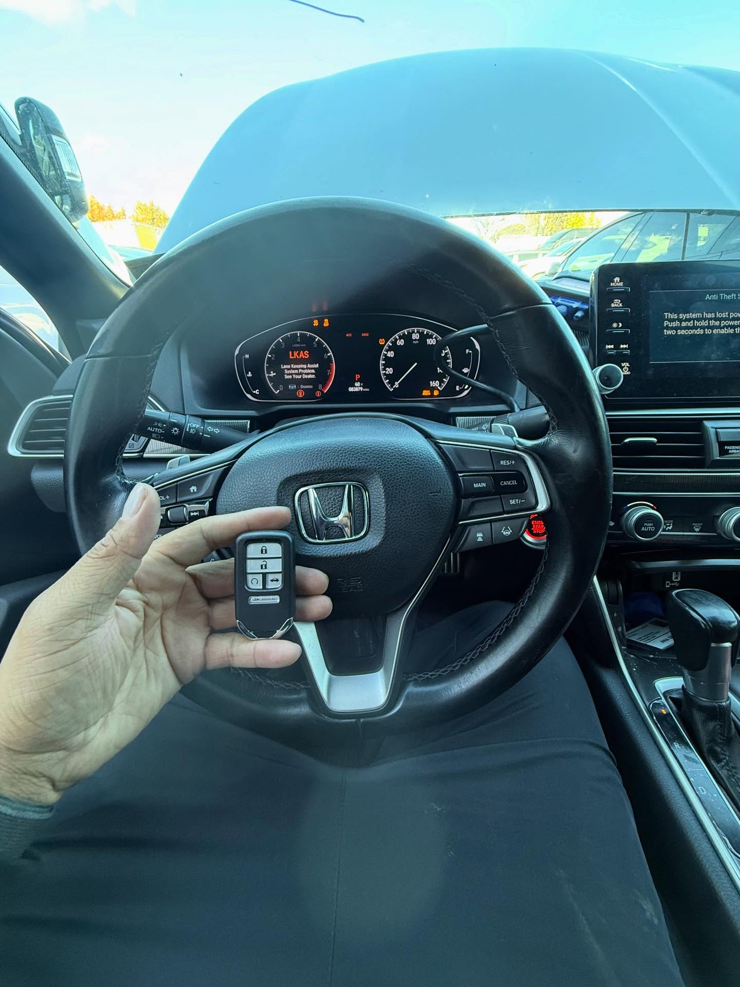 2021 Honda accord new key.