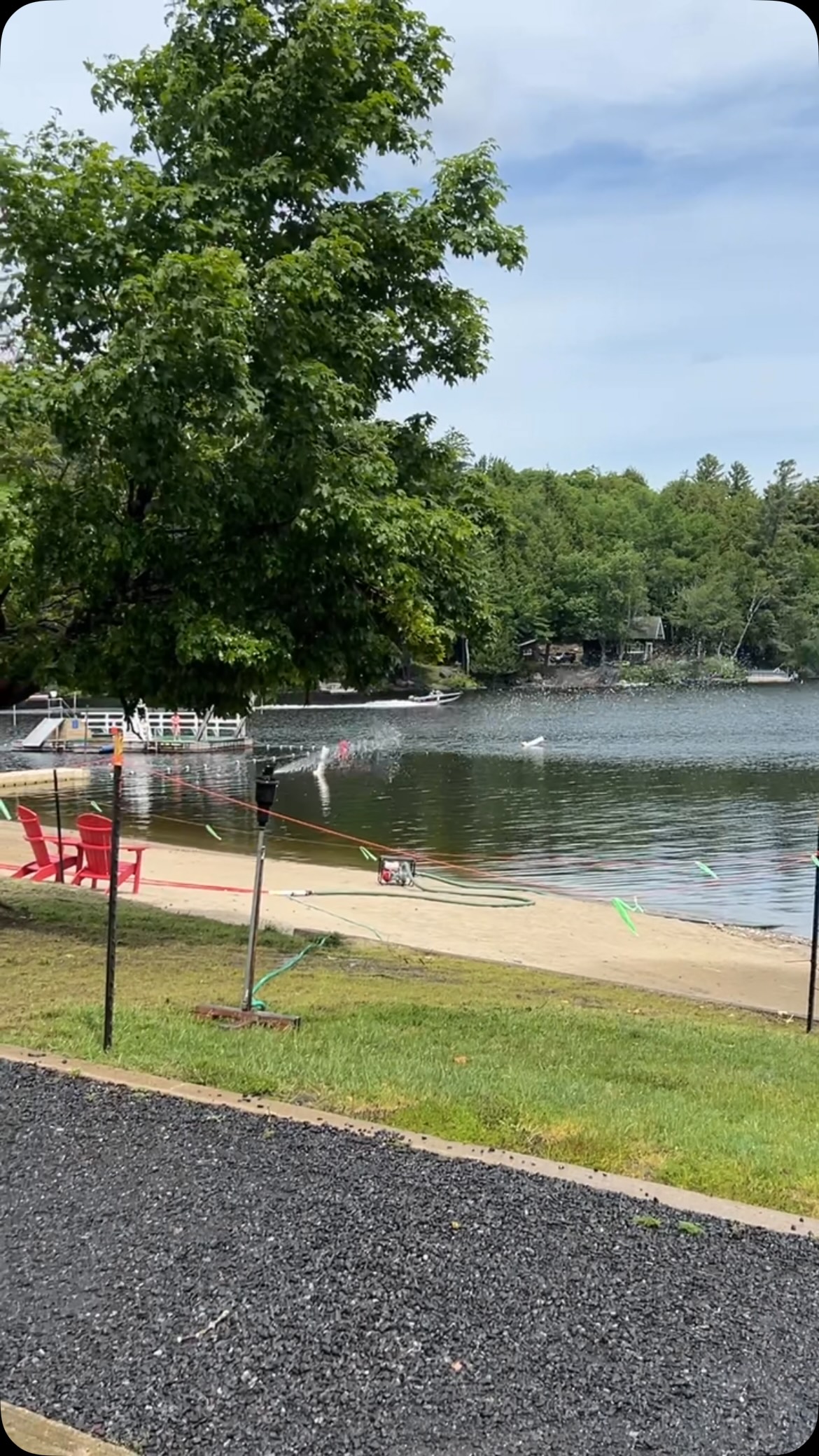 A Thursday in the summer life in LongLakeNY #LifeguardTraining #FarmersMarket #BeachLife #Seaplanes