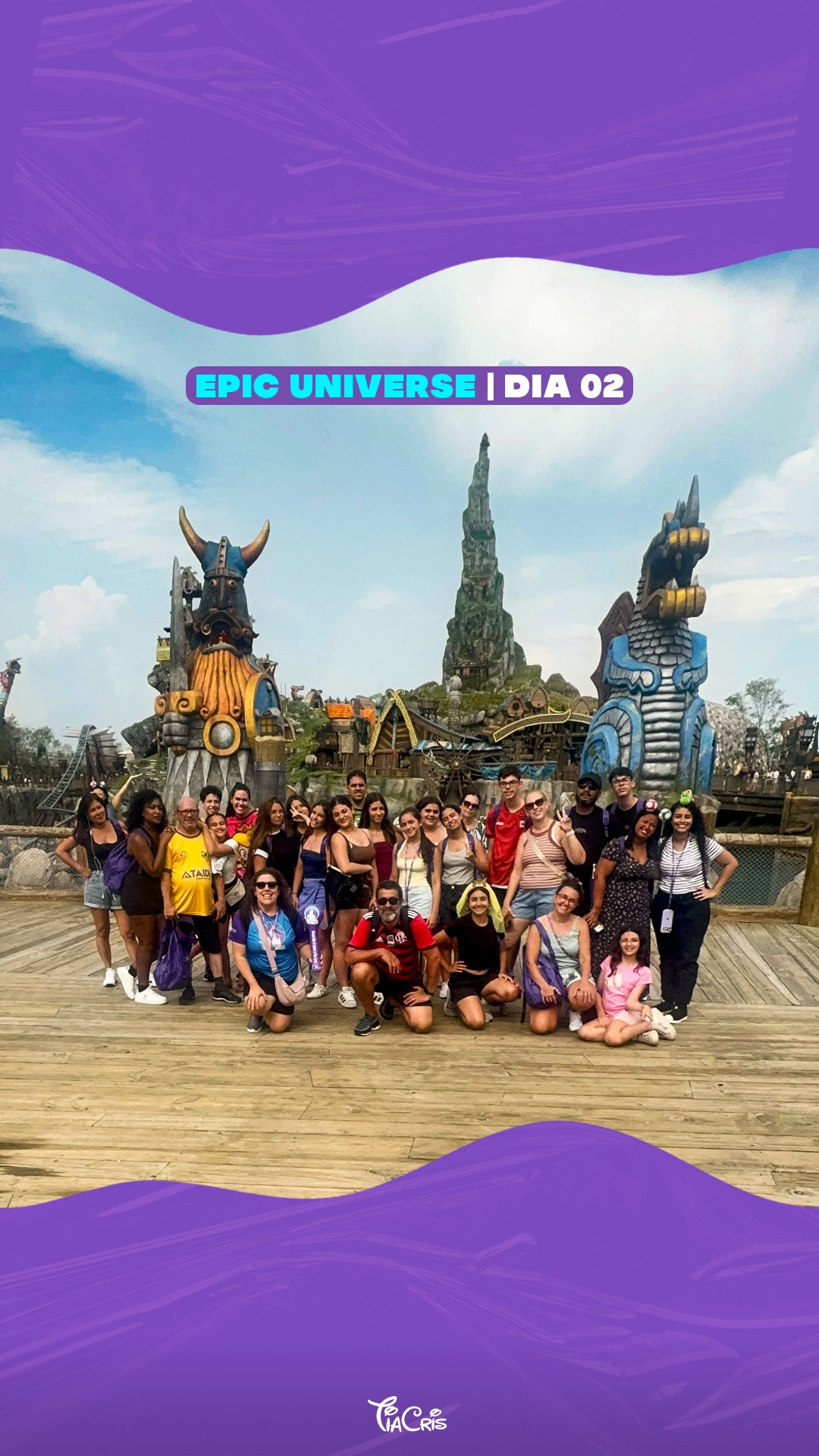 Se era para ser o último dia em Orlando, que fosse assim: com direito a replay, novas descobertas e uma despedida especial. 😍
Tivemos mais uma manhã dedicada ao Epic Universe 🪐 para aproveitar, dessa vez, explorando com calma a área de Como Treinar o Seu Dragão! 🐉
A tarde foi sobre comprinhas no International Premium Outlets e aquela missão quase impossível de decidir o que ainda caberia na mala. 😬🛍️
Pra fechar com chave de ouro, a equipe Tia Cris preparou um jantar para o nosso grupo, com direito a uma noite de boliche para celebrar esse sonho realizado. 🎳
Em Janeiro de 2027, tem mais diversão chegando em Orlando com o grupo Orlando Epic Fantasy!
Quer viver tudo isso com a gente? 🎢
Comente EU QUERO e nossos Agentes da Magia vão enviar uma mensagem na DM com todas as informações!